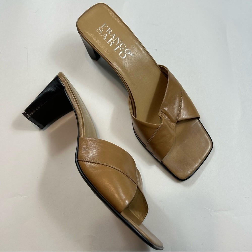 Franco Sarto Vintage 90's Leather Mule Sandals