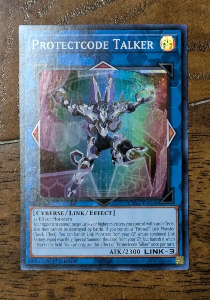 Protectcode Talker CYAC-EN048 1st Edition Super Rare Near Mint Yu-Gi-Oh!