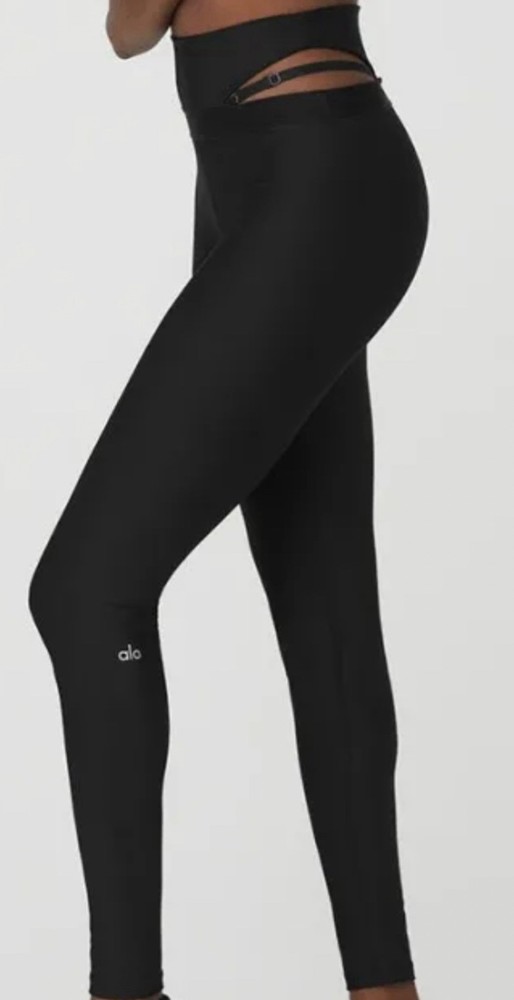 ALO YOGA  Airlift Extreme High-Waist All Nighter Legging Black XXS Worn Once Run