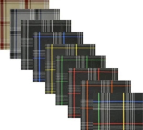 Plaid Interior upholstery Fabric for MK7 VW Golf GTI MK1 MK2 T1 T2 T3
