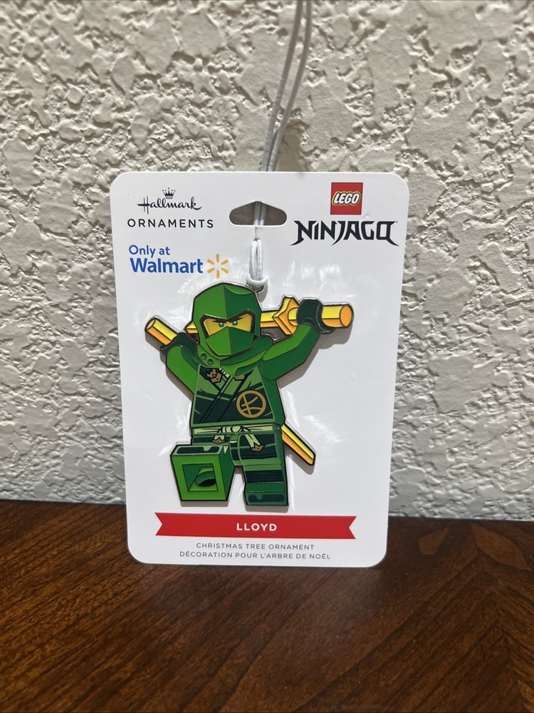 LEGO Ninjago Lloyd Christmas Tree Ornament Metal Hallmark 2025 Rare Exclusive