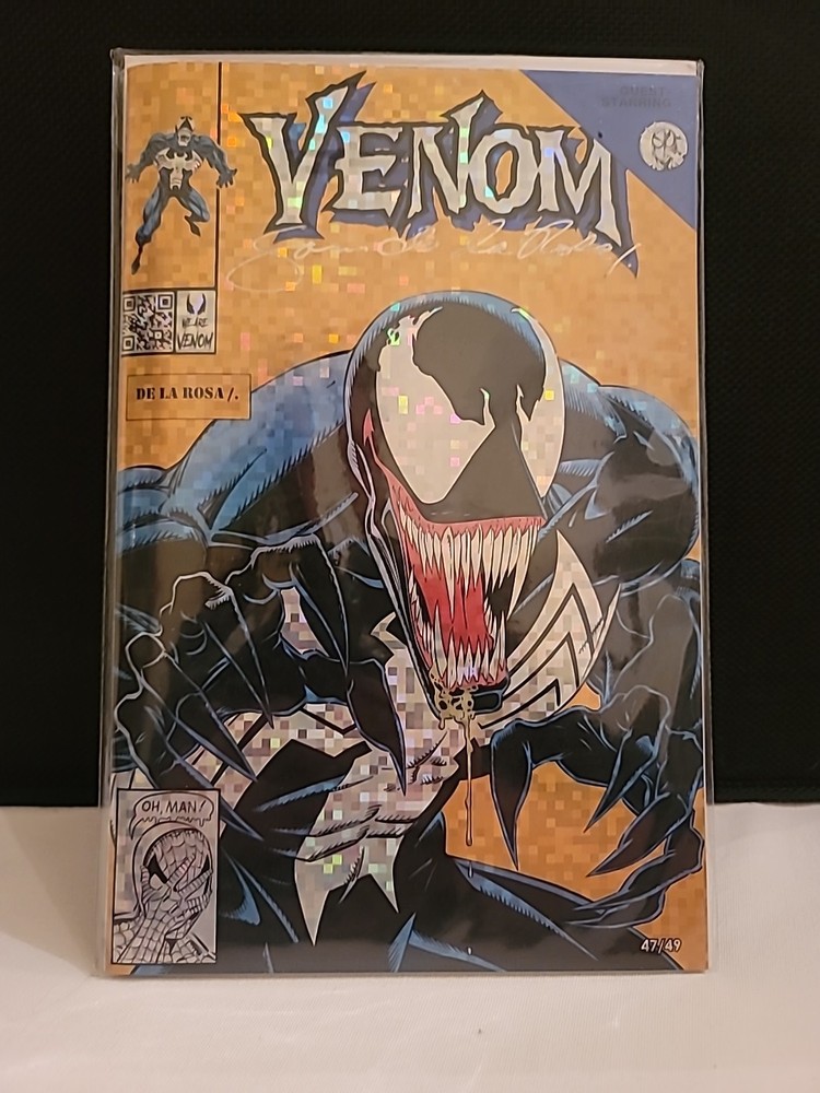 Venom Lethal Protector Sam De La Rosa Signed Tribute Gold Foil  SF Fanexpo Exl