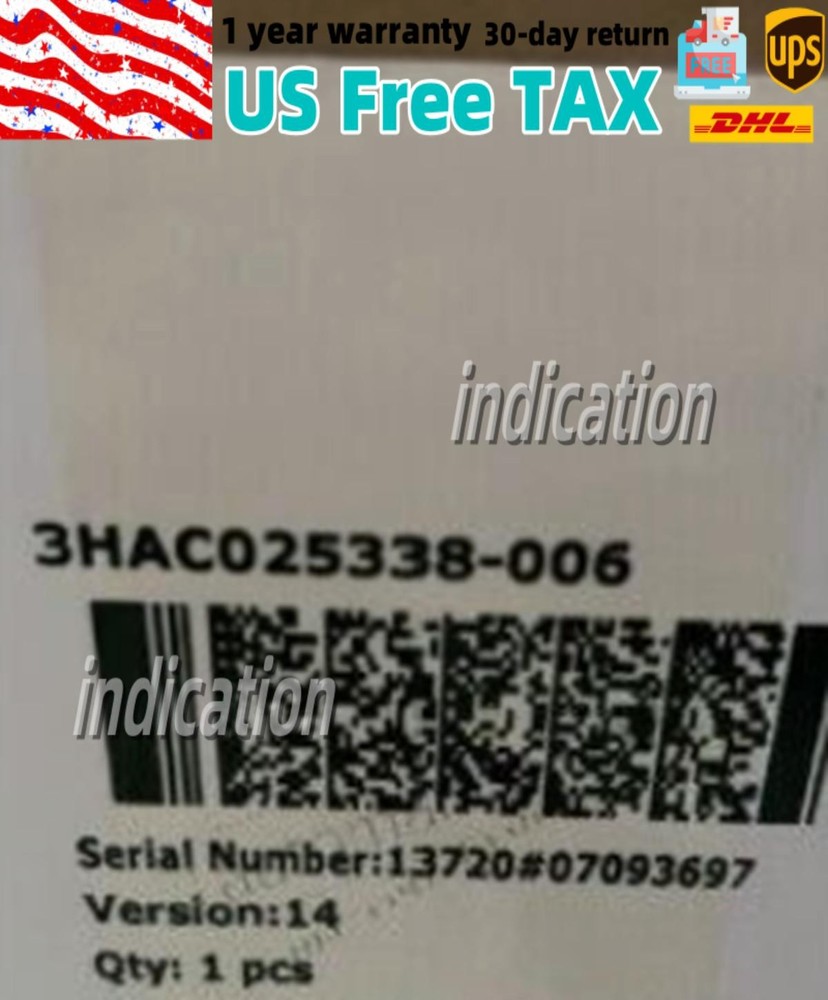New In Box ABB 3HAC025338-006 Servo Drive Fast Shipping US Free TAX