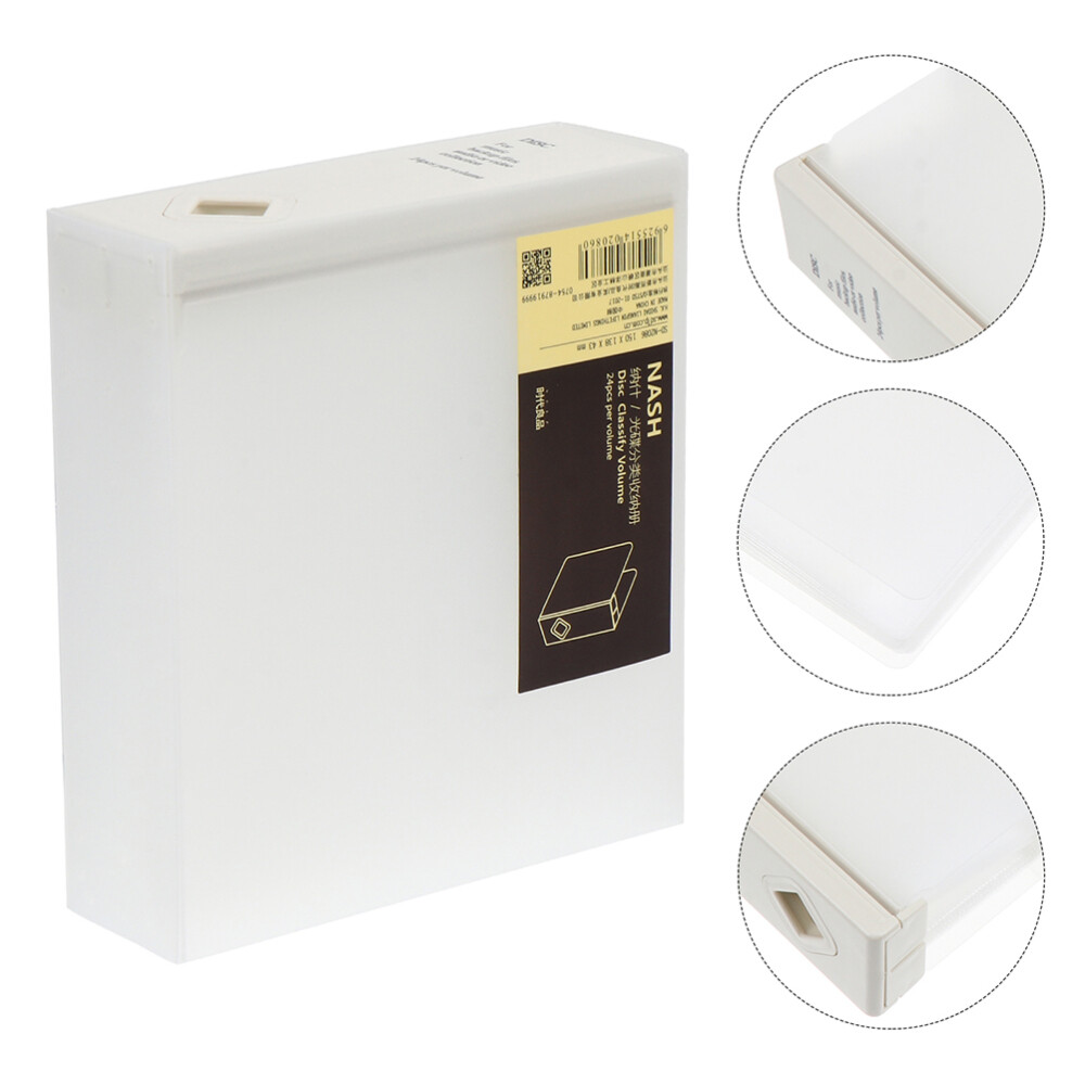 Plastic Optical Disks Case Dvds Storage Box Plastic Case Audio Storage Container