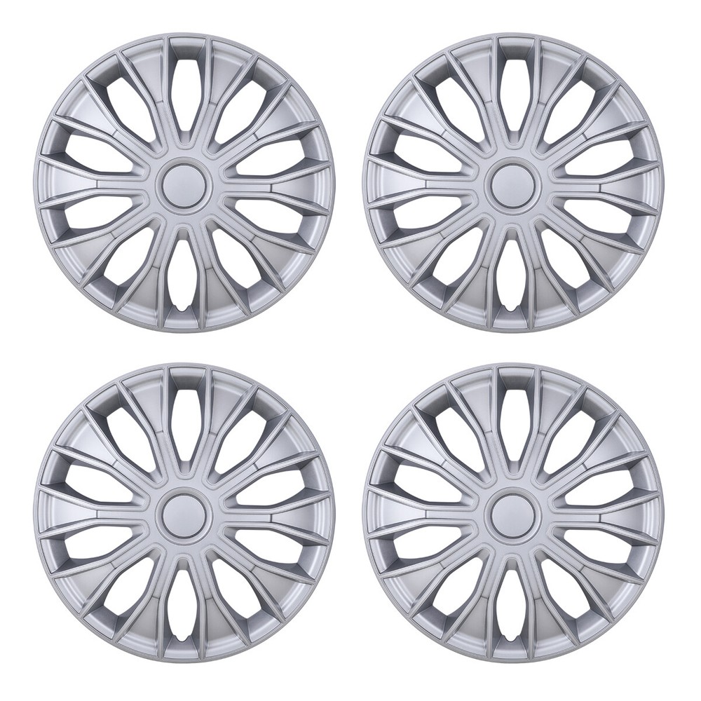 Set of 4 14-Inch Universal Snap-On Wheel Covers for R14 SUV Rims in Durable Lacquer Finish