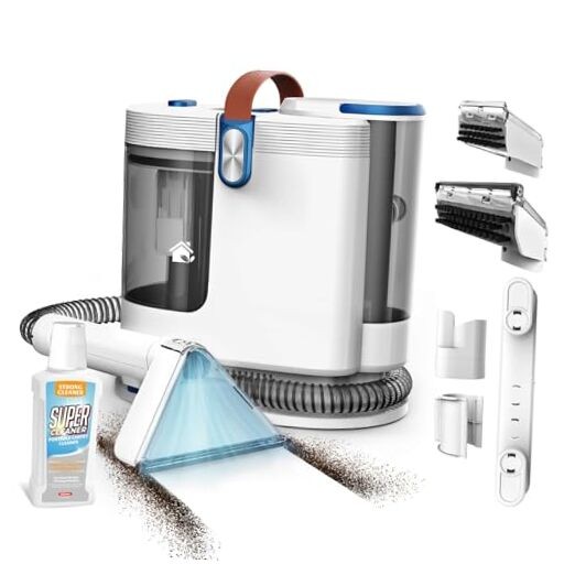 Portable Carpet Cleaner Machine with 15Kpa Suction for Upholstery in Teal