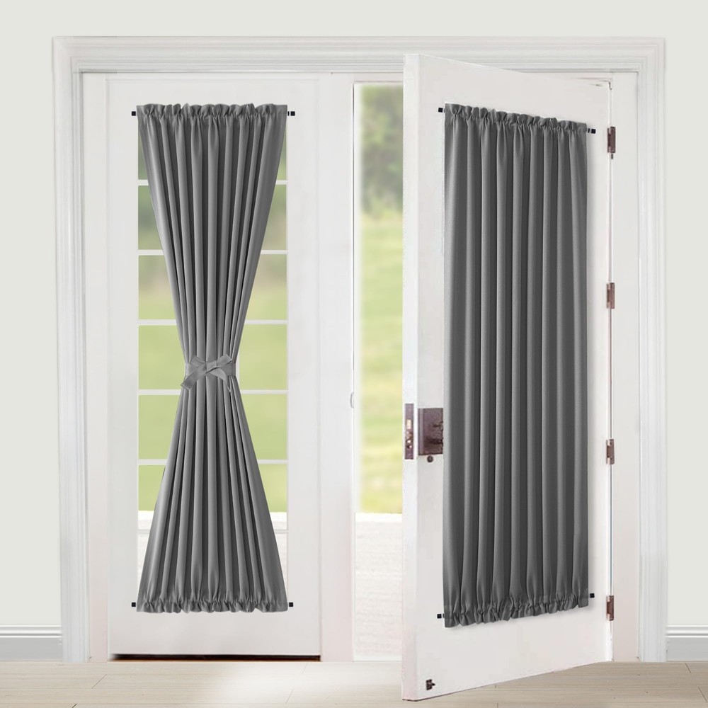 Thermal Blackout Door Curtains for French Doors and Windows