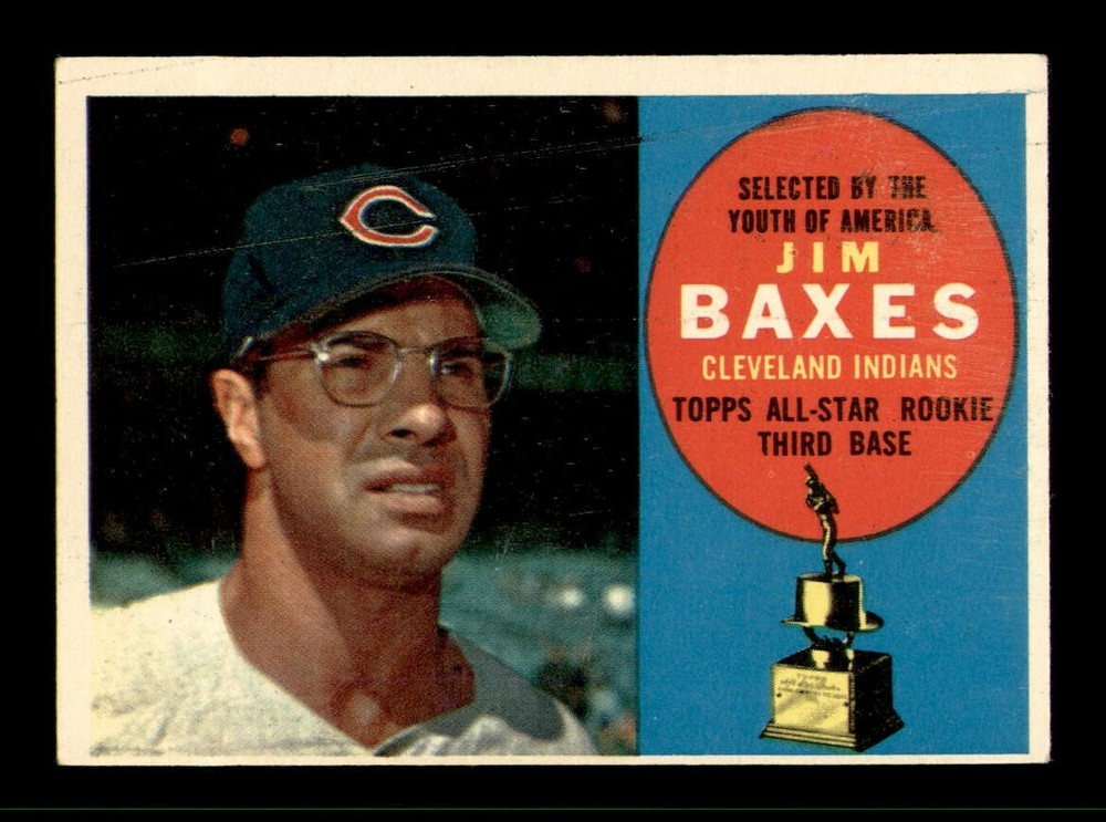 1960 Topps Set Break #318 Jim Baxes EX *OBGcards*