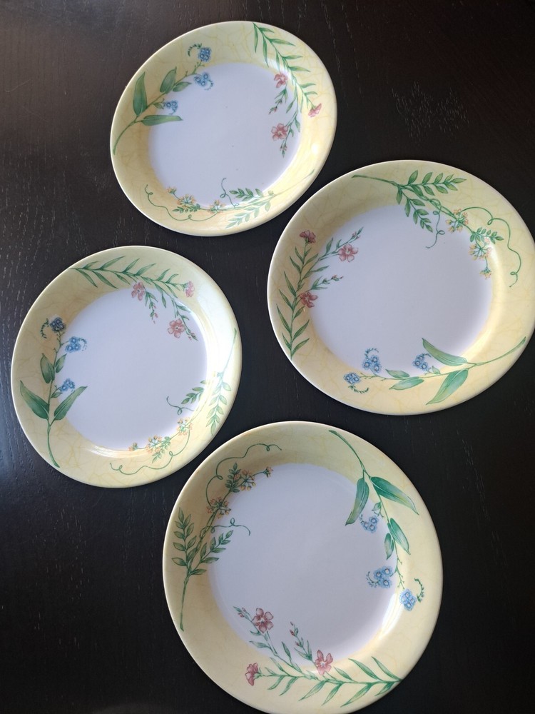 Corelle Sun Garden Dessert Salad Plates 8
