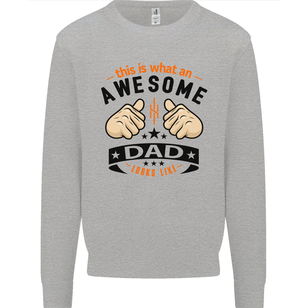 This Is What an Awesome Dad Mens Sweatshirt Jumper