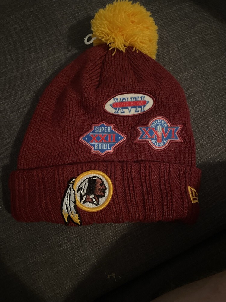 Washington Redskins Super Bowl Champions Knit Beanie Cap  