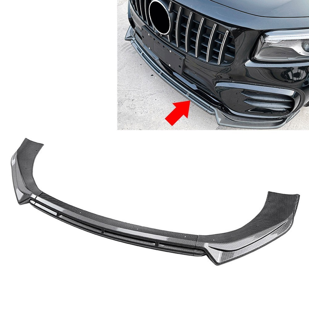 New ABS Front Bumper Splitter Lip Kit For Mercedes Benz GLB Class X247 2024+