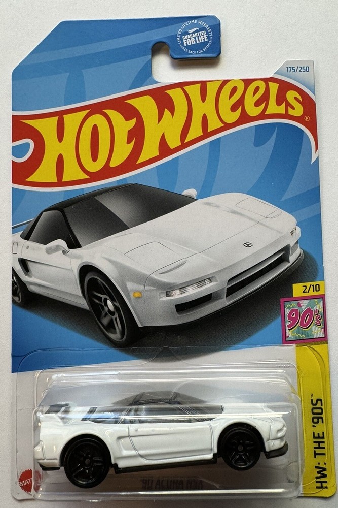 2024 Hot Wheels HW THE '90S 2/10 '90 Acura NSX 175/250 (White)