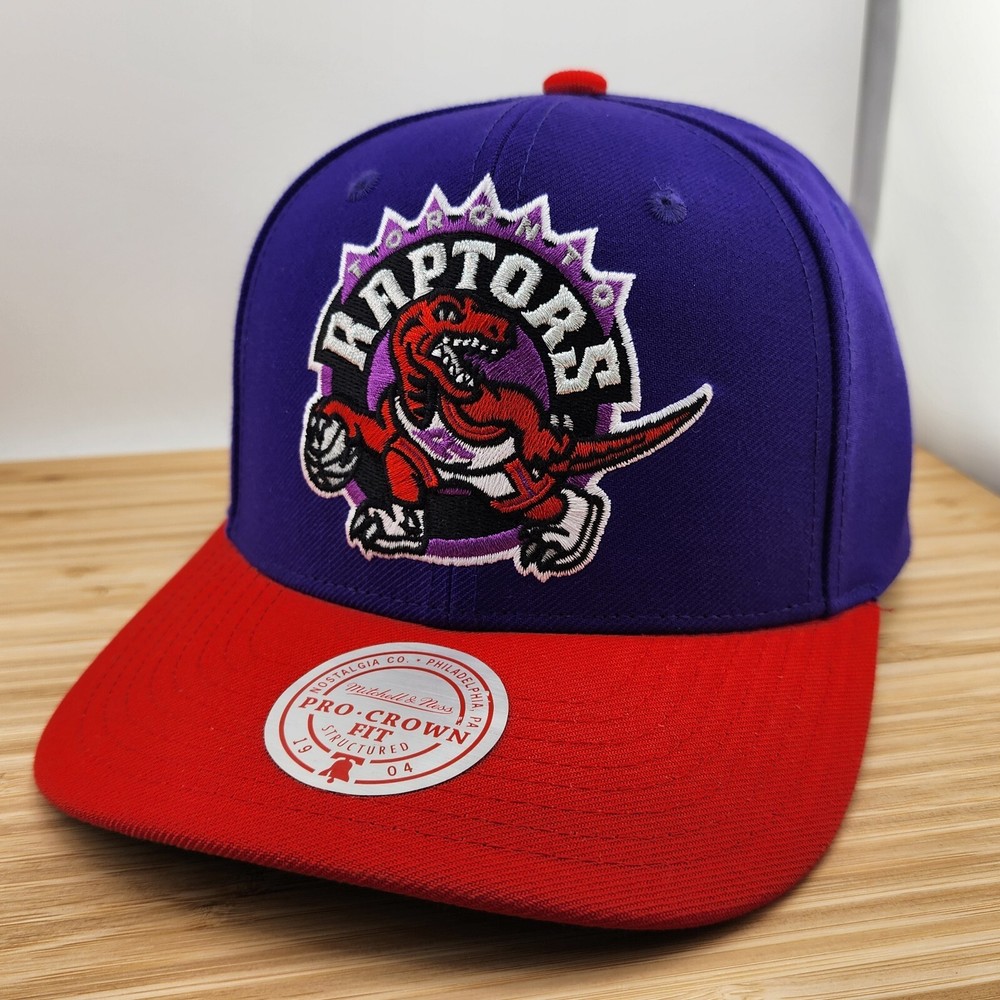 Toronto Raptors Hat, Mitchell & Ness, 2 Tone, Pro Crown Fit, NBA, Snapback