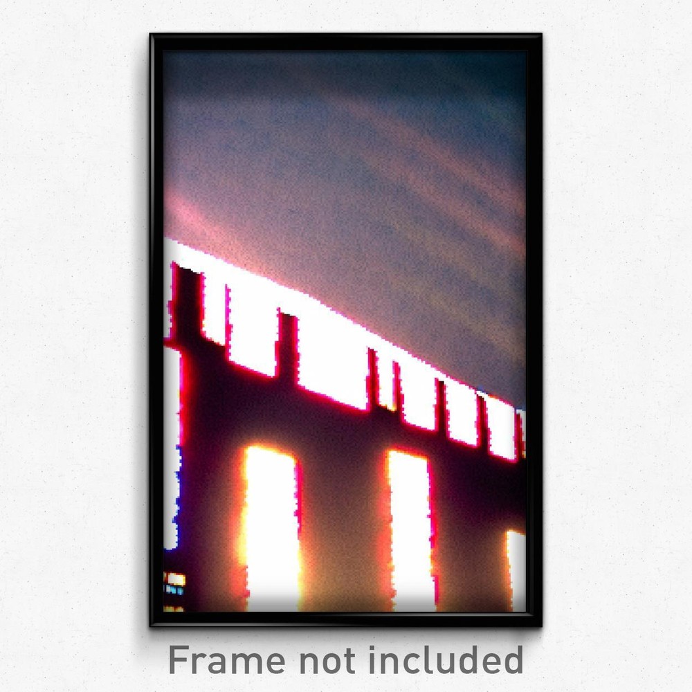 8 Bit Psychedelic Pixel Art Poster - Trippy Video Game Print Magnificent Fest