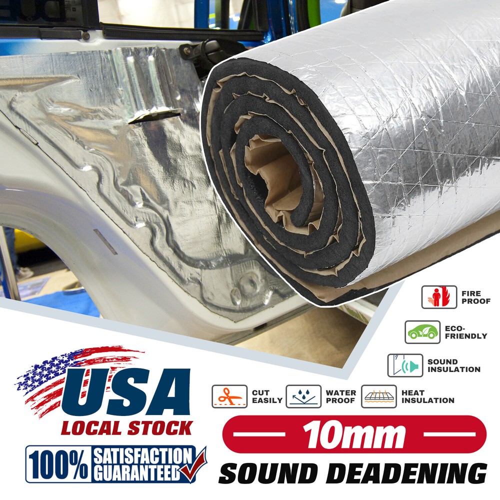 396Mil 6M×1M Firewall Sound Deadener Car Heat Shield Insulation Deadening Mat