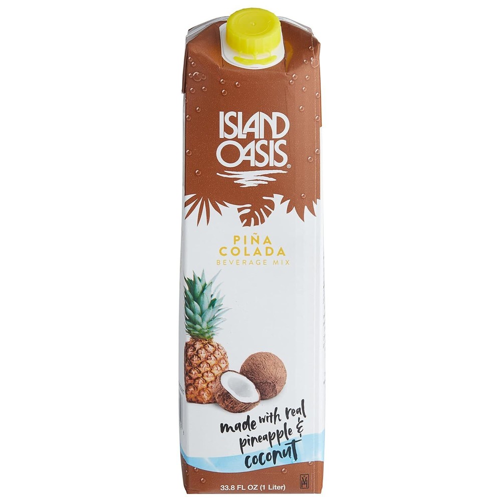 Island Oasis SB3X Premium Pina Colada Drink Mix Bottle, 1 L