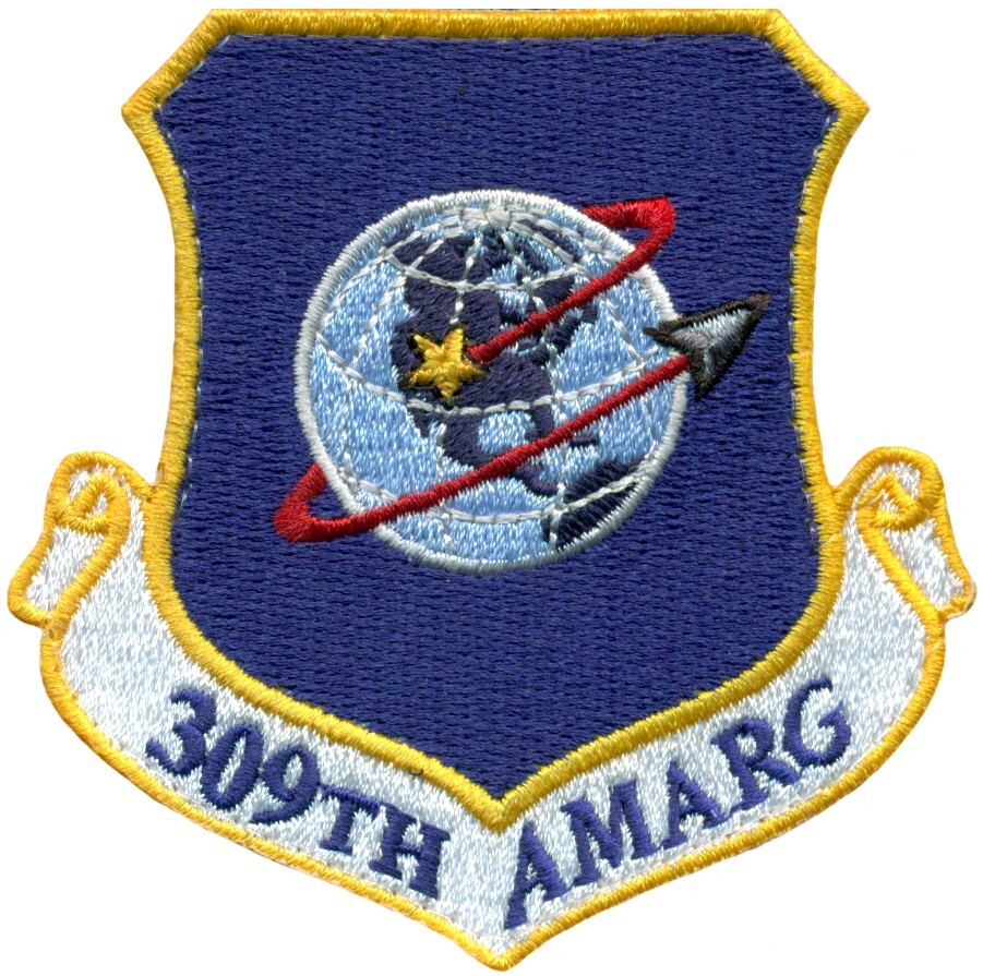 USAF 309th AEROSPACE MAINTENANCE and REGENERATION GROUP PATCH