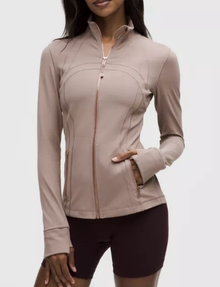 Lululemon Define Nulu Jacket Brown Women’s Size 4 Athleisure