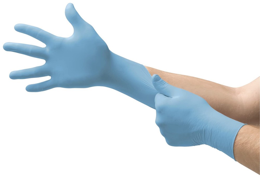 Microflex 92-134 Disposable -Free Nitrile Gloves for Cleaning w/Textured Fing...