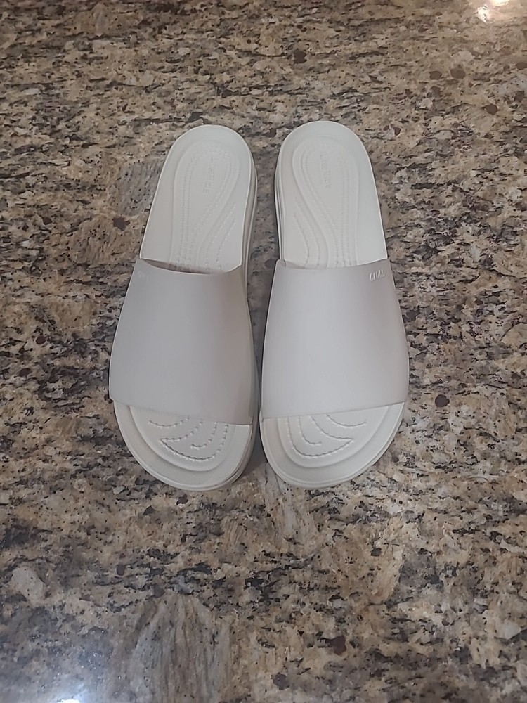 Women Crocs Ivory  Size 8