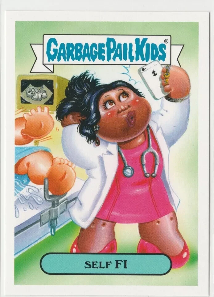 Self Fi 5b Garbage Pail Kids GPK 2016 Prime Slime Trashy TV Trading Card