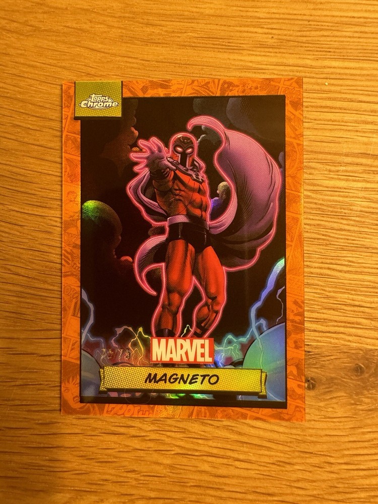 Magneto Marvel chrome Topps 25/25 - rare last print 🔥🔥