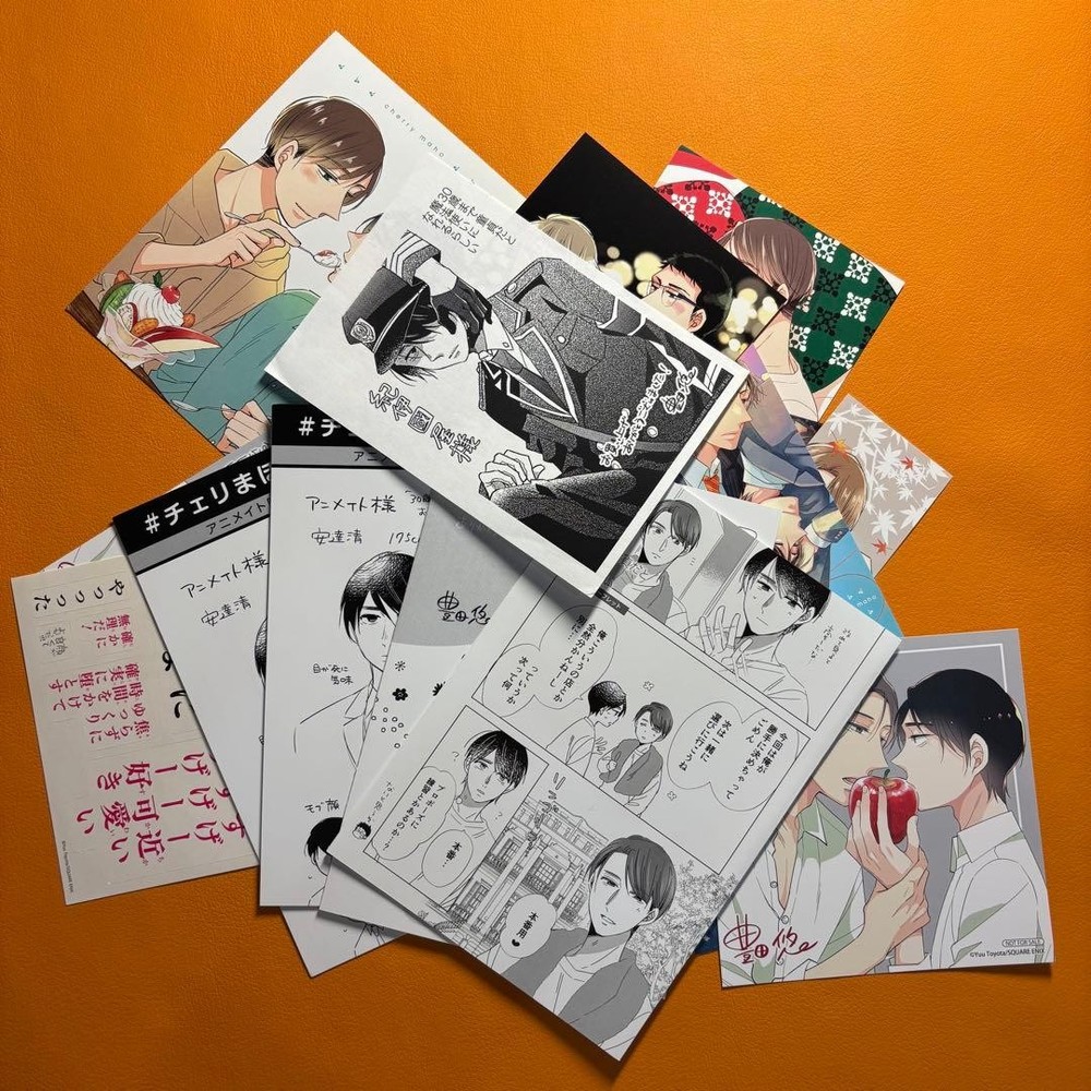 Cherry Magic 30 Years Virgin Bonus Set Animate Leaflet Cards Bookmark BL