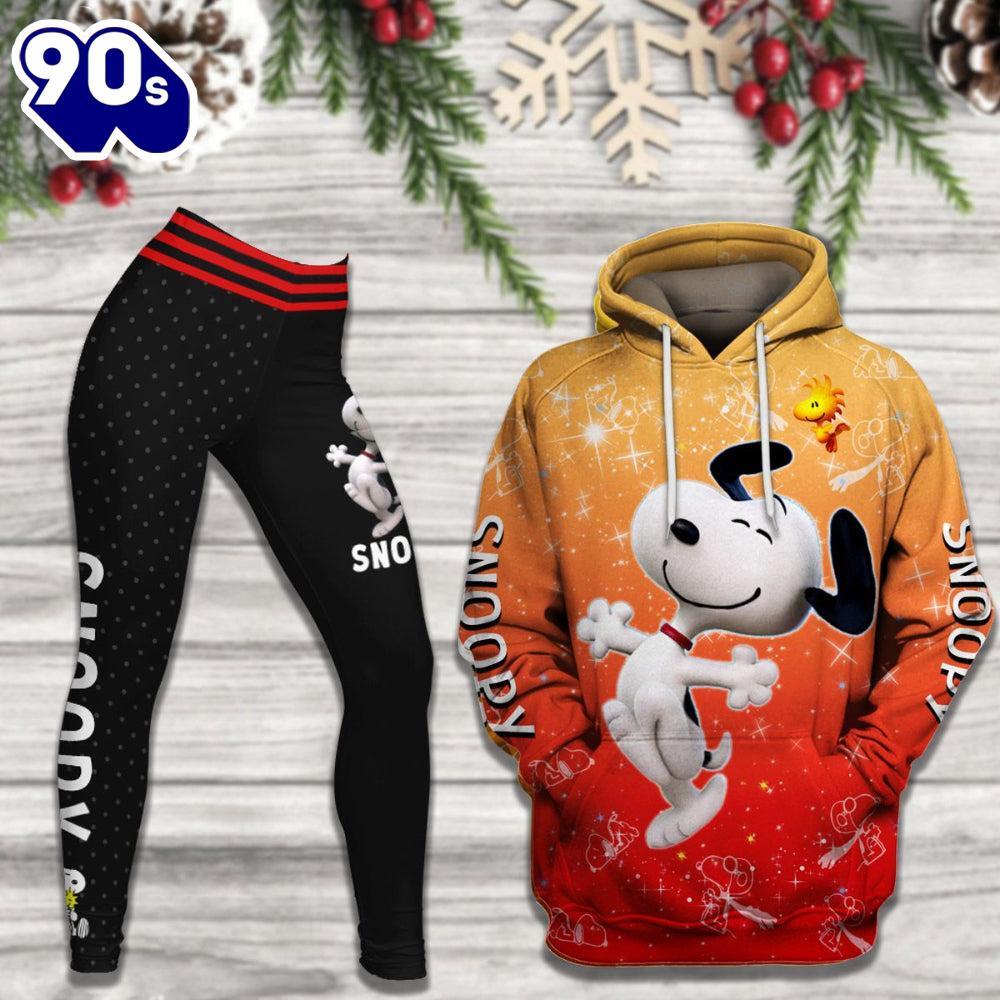Castle Glitter Pattern Snoopy Apparel Set - Musicdope90s