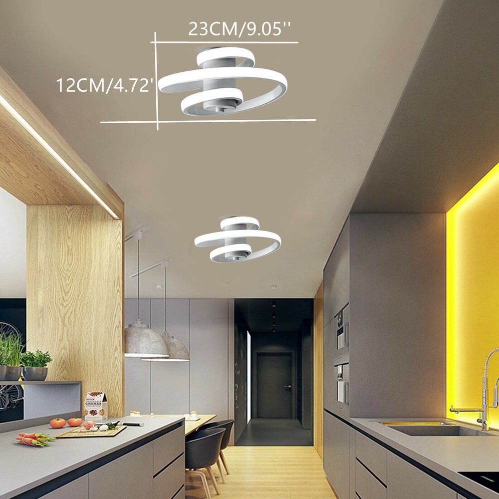 Modern Acrylic LED Ceiling Light Flush Mount Chandelier For Living Room Bedroom