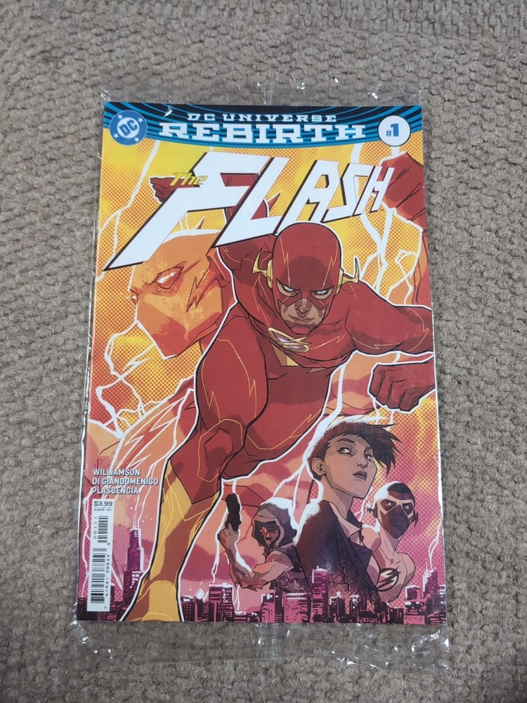 DC Universe Rebirth The Flash #1 Williamson Giandomenico Sealed NM/MT 00111