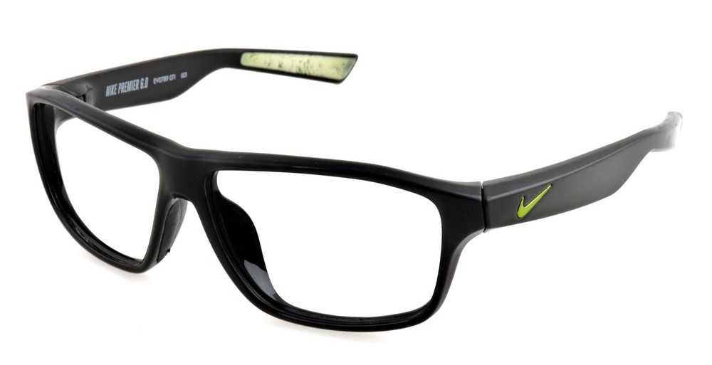 NIKE PREMIER 6.0 EV0789 071 601 Black Sport Sunglasses Eyeglasses Frames