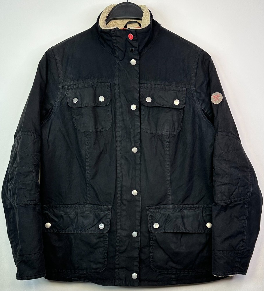 Barbour Bartlett Quilted Wax Jacket Size 14