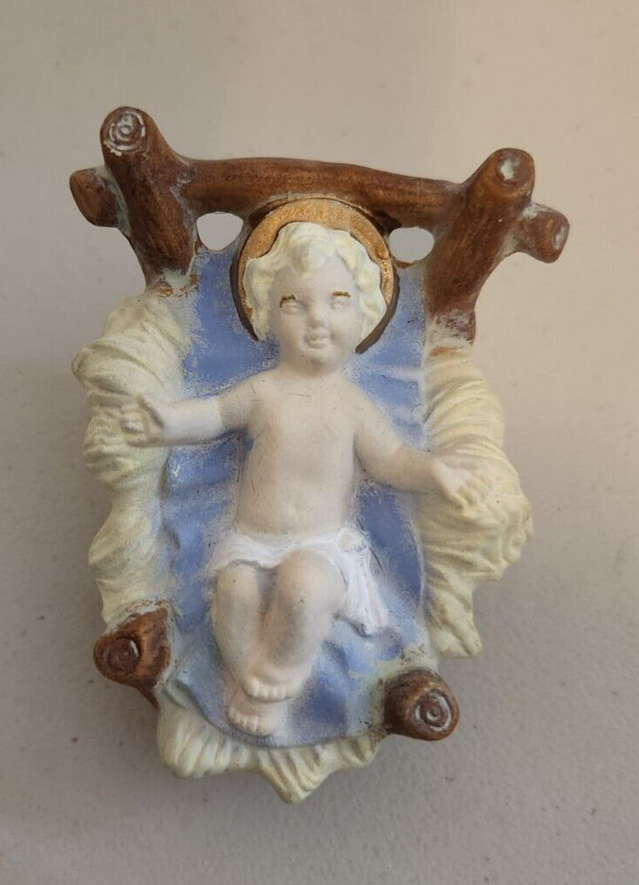 Atlantic Mold Nativity Baby Jesus Replacement Figurine Hand Painted