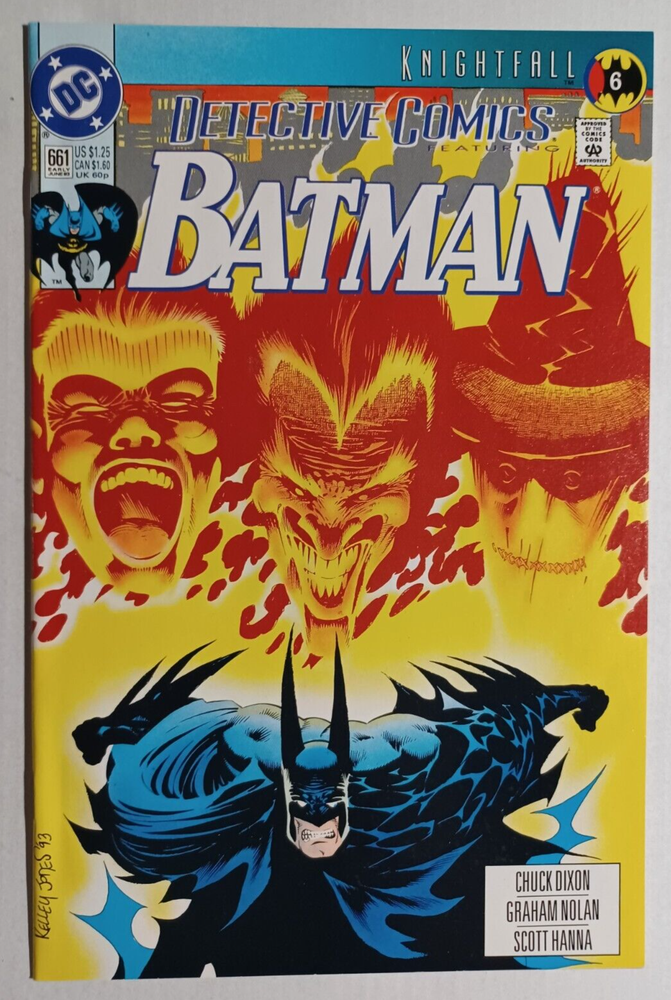 Detective Comics 661 Knightfall Part 6 1993 FN VF Condition Batman