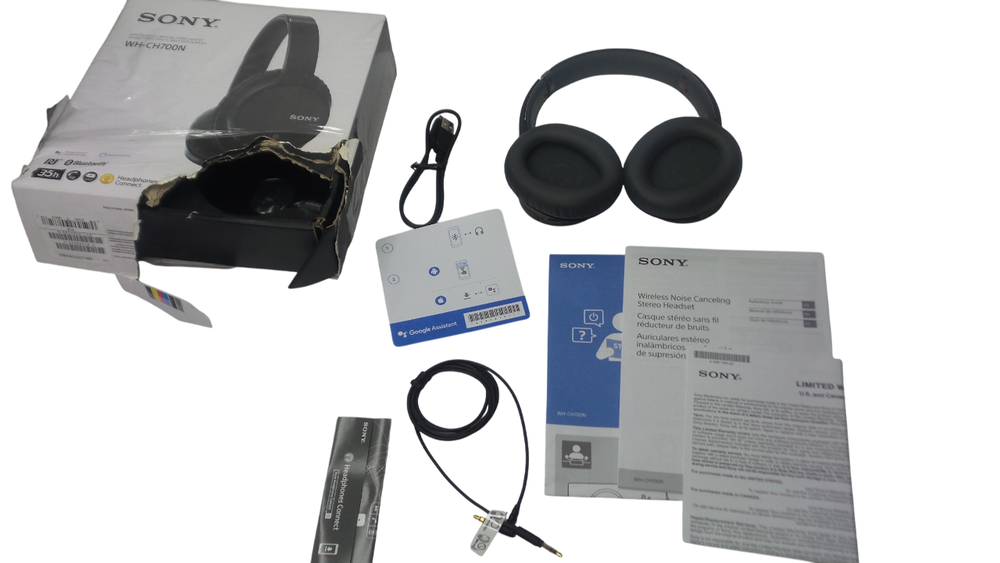 Sony WH-CH710N Wireless Noise Cancelling Headphones in Gray with Free Shipping