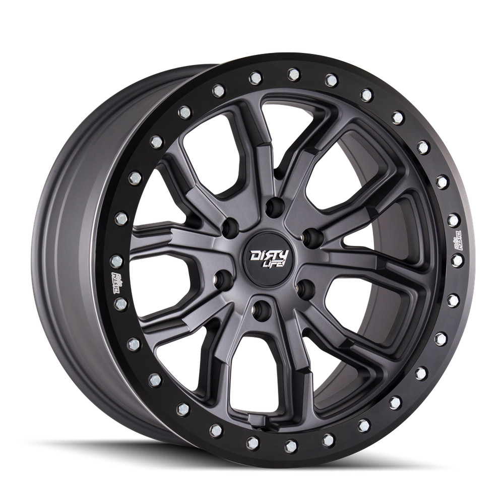 Dirty Life Dt-1 9303 Satin Gunmetal 17X9 5-114.3 -12Mm 72.6Mm