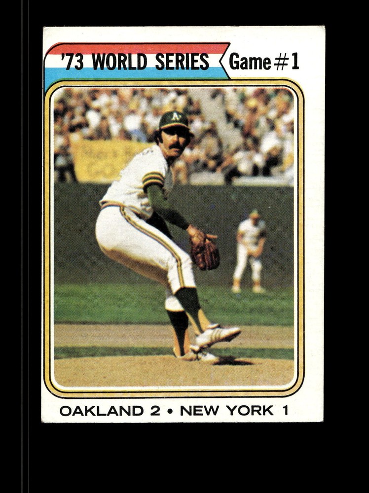 1974 Topps #472 '73 World Series Game #1