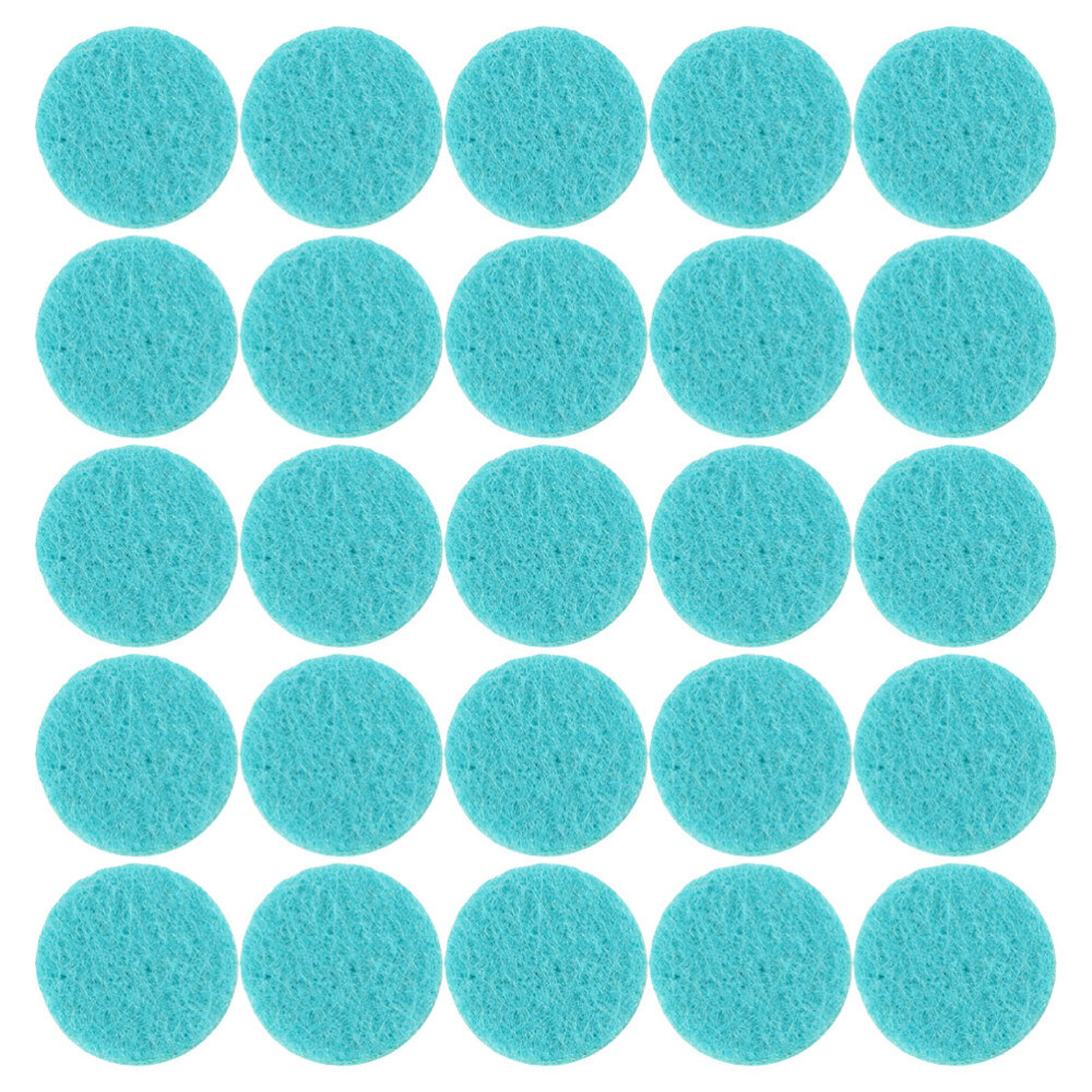 100pcs DIY Aromatherapy Diffuser Pads Round Cotton for 25MM Pendant