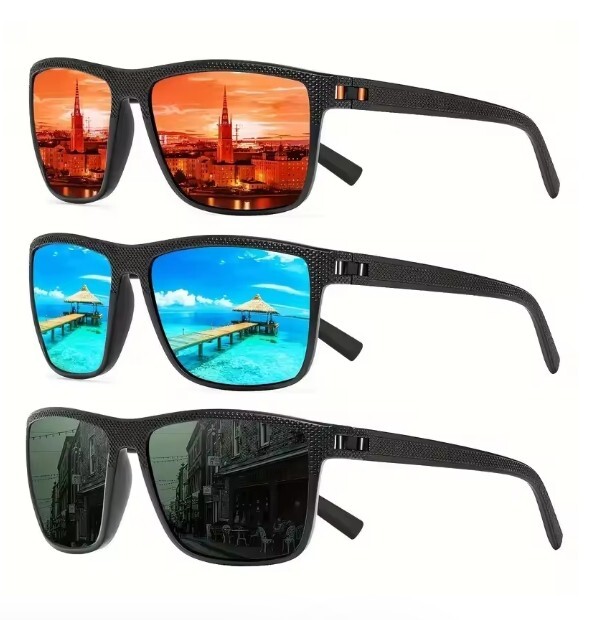 Polarized Lightweight Sunglasses for Men with UV Protection  