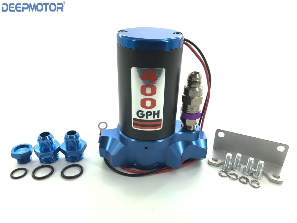 High-Performance Deepmotor 400 GPH Billet Electric Fuel Pump for Racing