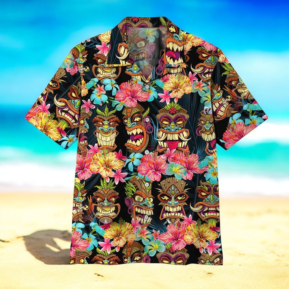 Aloha Flower Hawaiian Shirt for Men US Size Summer Style Essential