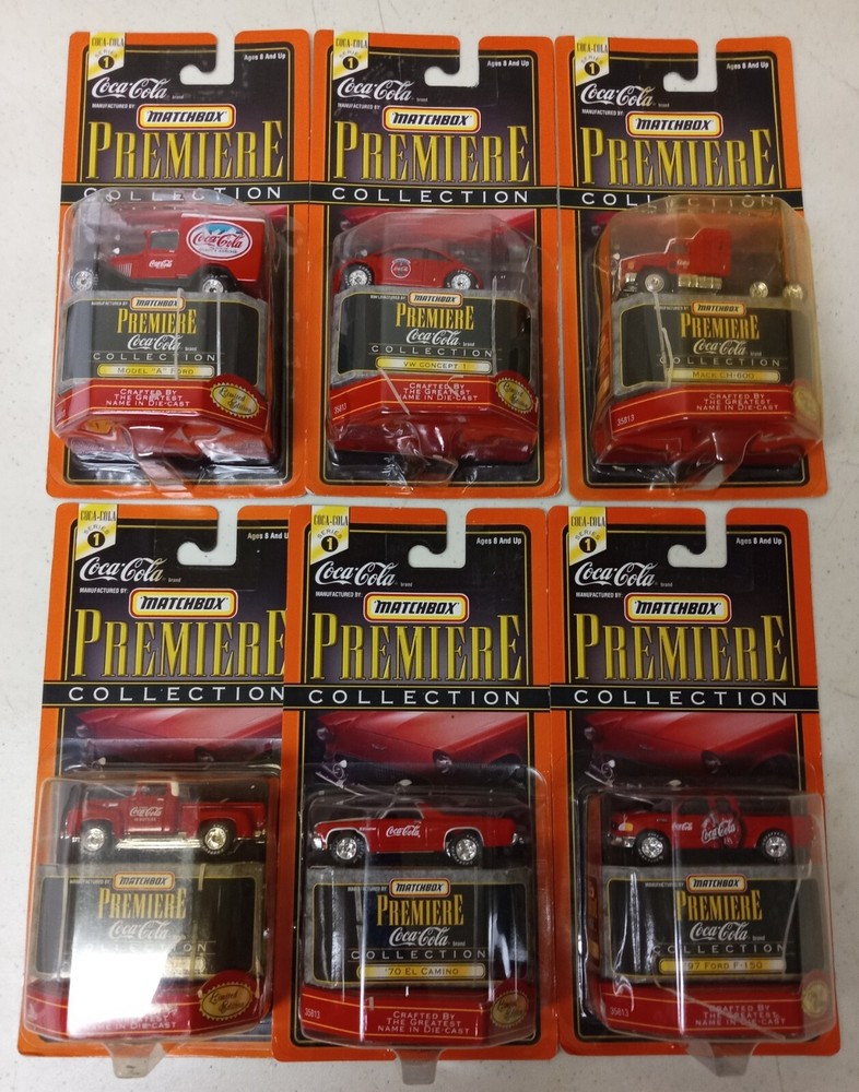 Matchbox Premiere Coca-Cola Collection  1998 full set NIP
