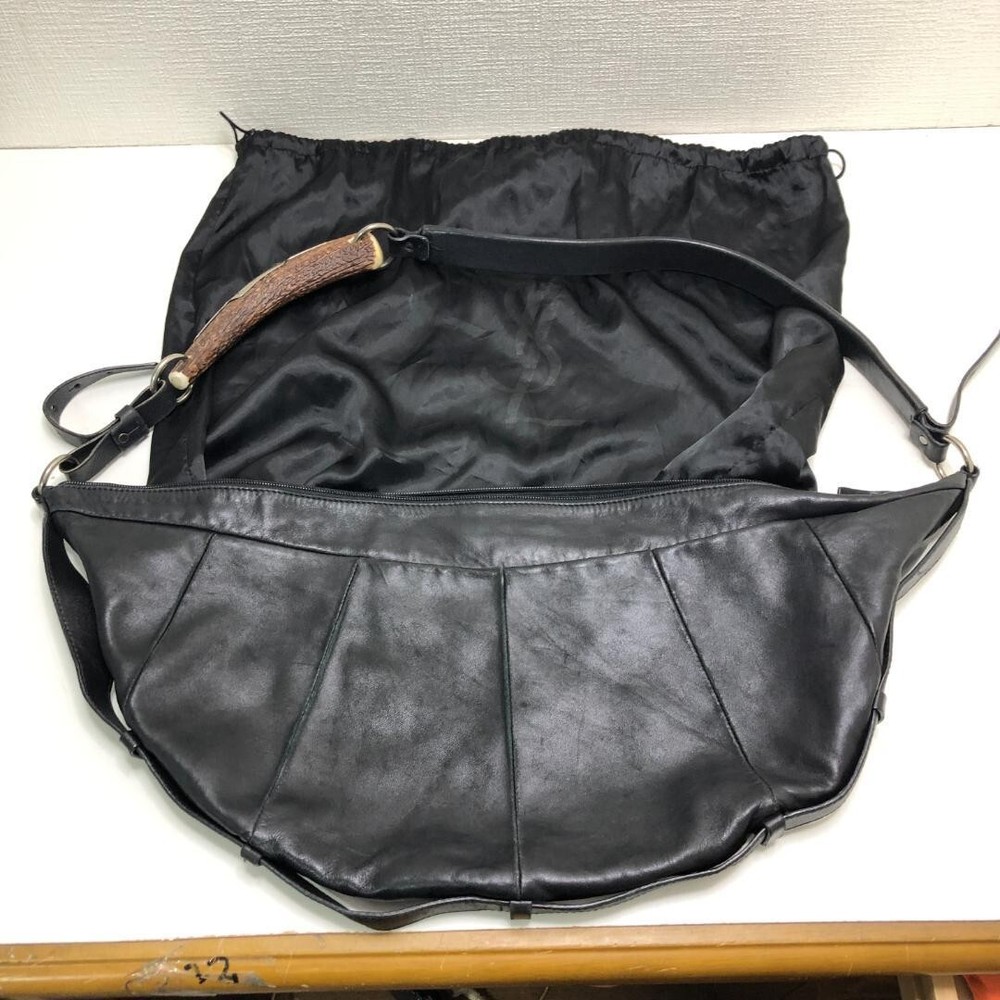 Yves Saint Laurent Mombasa Black Leather Shoulder Bag Tom Ford Era Vintage B518