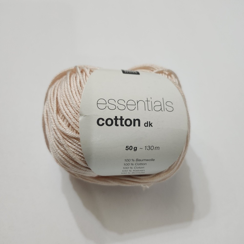 Rico Essentials Cotton DK Color 52 Yarn 1.75oz 50g Soft Knitting Crochet
