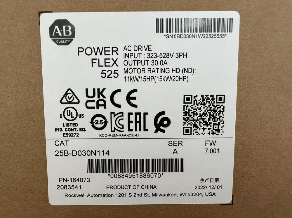 25B-D030N114 AB New Factory Sealed Spot Goods Expedited Shipping#HTY1