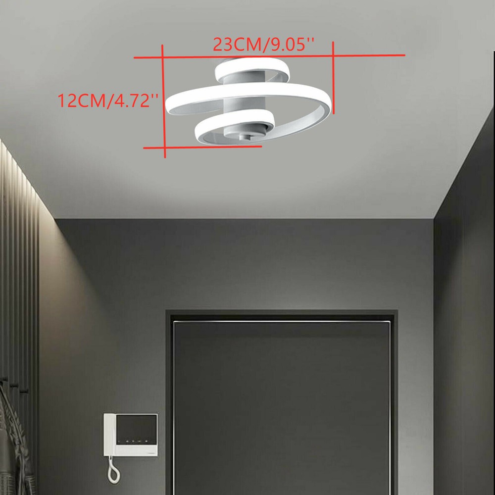 Acrylic Modern Ceiling Light LED Chandelier Flush Mount Fit Living Room Bedroom