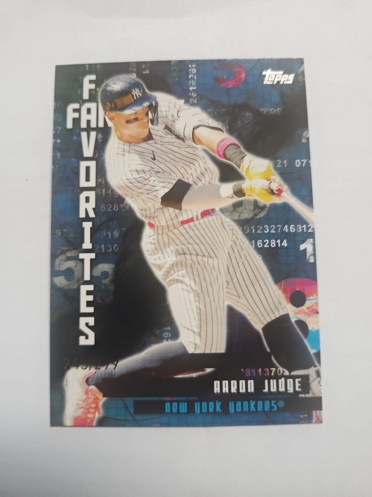 2024 Topps Series 2 - Fantasy Favorites Black #FF-5 Aaron Judge /299