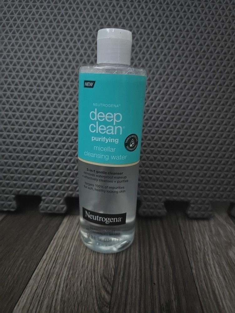 Neutrogena Deep Clean Purifying Makeup Remover Micellar Cleansing Water New
