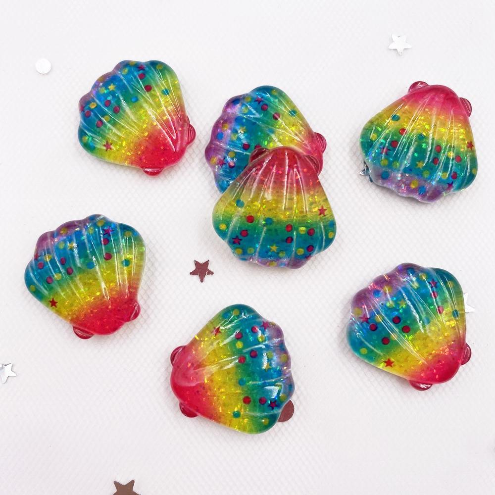 Figurines Shell Resin Smooth Small Novelty Multicolor Modern Free Stand Decor